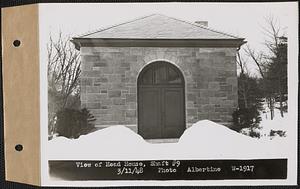 View of Head House, Shaft #9, Barre, Mass., Mar. 11, 1948
