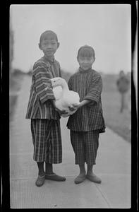 Children at fair day, put on by Civic Club