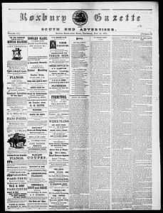 Roxbury Gazette and South End Advertiser, November 14, 1872