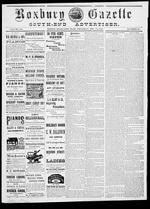 Roxbury Gazette and South End Advertiser, December 15, 1881
