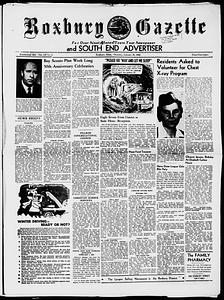Roxbury Gazette and South End Advertiser, January 28, 1960