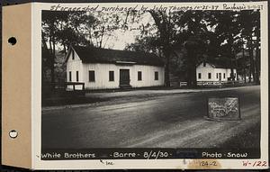 White Brothers Co., storehouses, Barre, Mass., Aug. 4, 1930