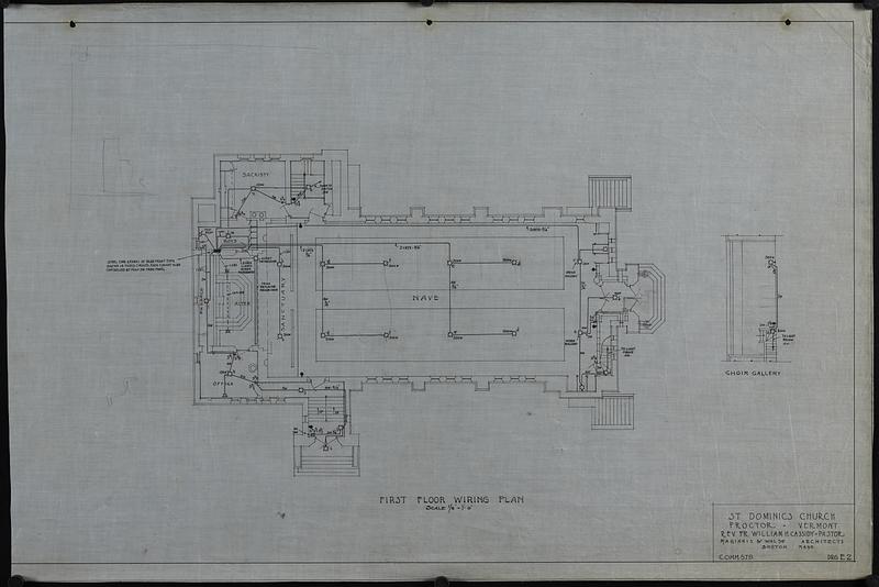 First floor wiring plan