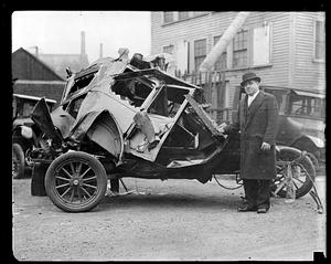 Wrecked auto