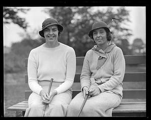 Two golfers