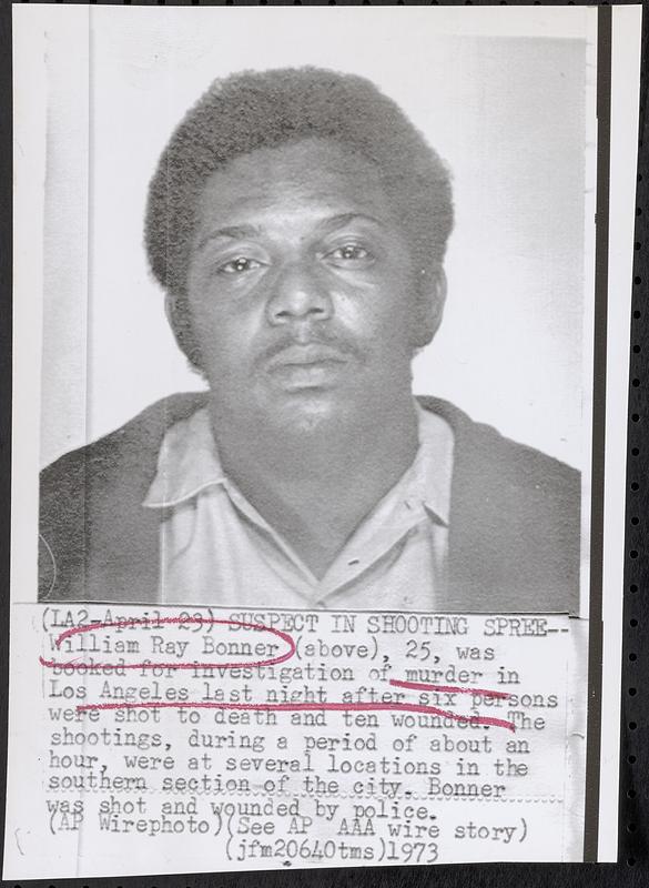Suspect in shooting spree