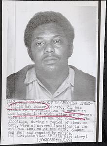 Suspect in shooting spree