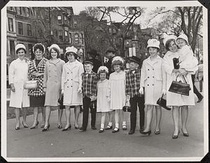 Easter parade on Comm. Ave. Mall