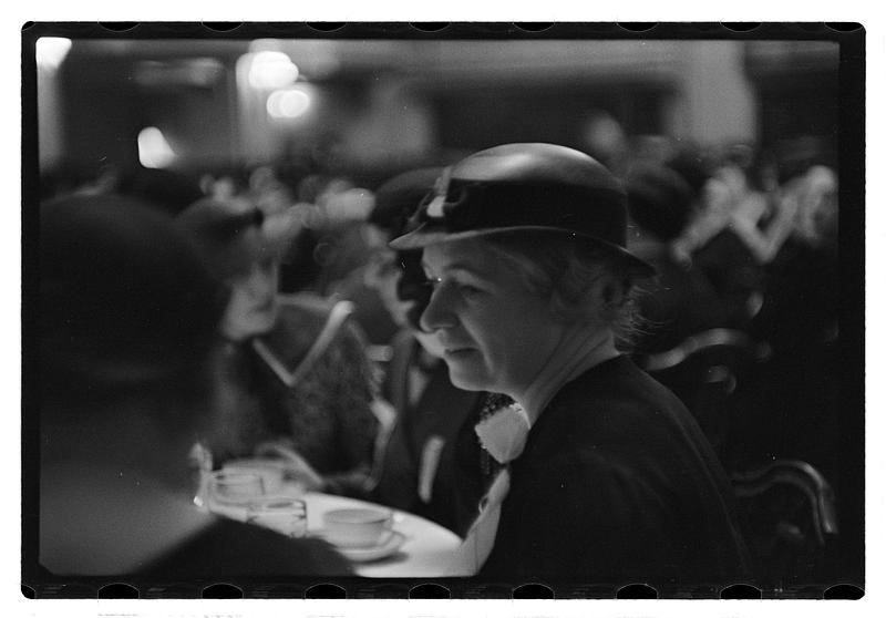 Mrs. Cecil R. Nickolls, at Youth Conference - Hotel Statler