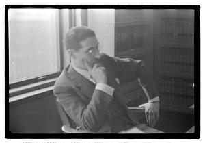 Leo Schwartz, legal advisor to Police Commissioner E.C. Hultman at headquarters