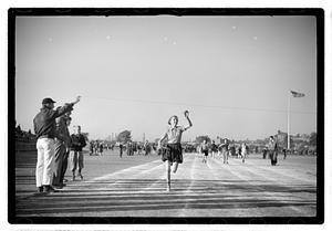 Girls running