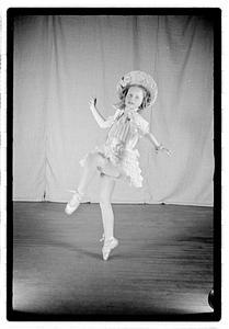 Girl ballet dancer in costume