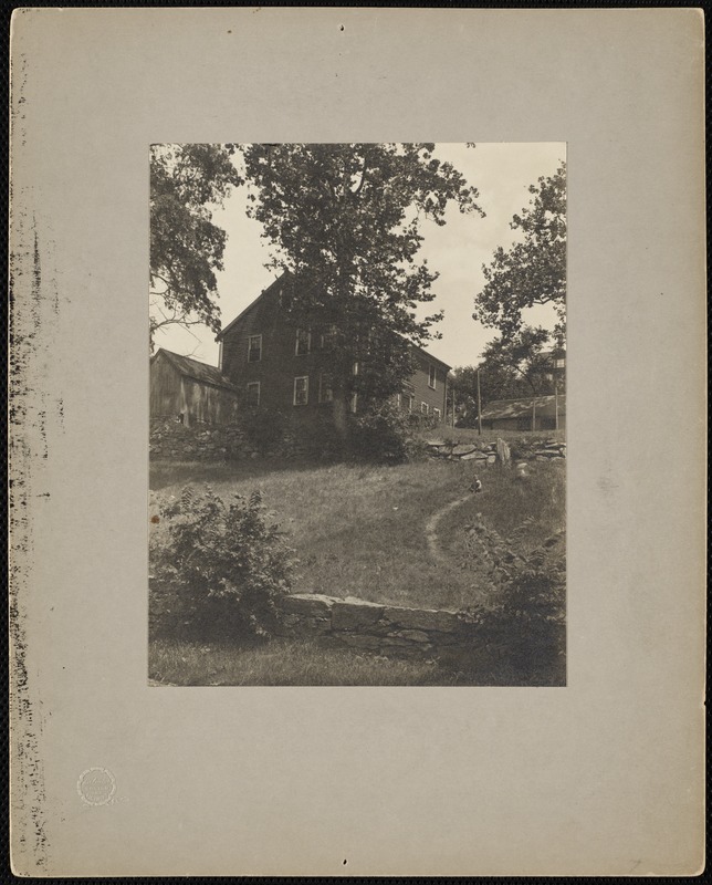 Villages of Newton, MA. Newton Upper Falls. House near Upper Falls