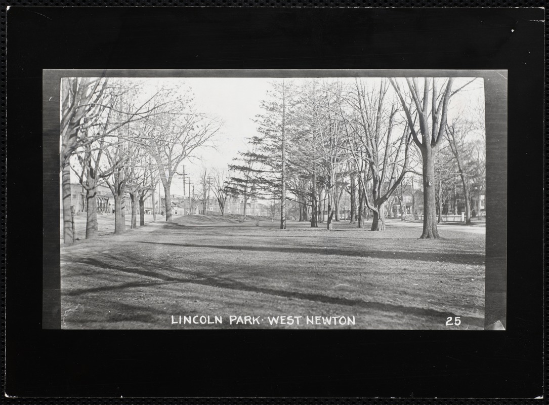 Villages of Newton, MA. West Newton. Lincoln Pk