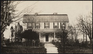 Kenrick house, built 1732. Newton Corner, Newton, MA
