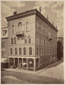 Nassau Hall, cor. Common and Washington Sts. About 1870
