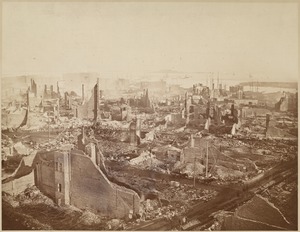 Ruins of the Great Fire. Fire occurred Nov. 9-10, 1872