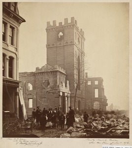 Trinity Church, Boston, after the fire of Nov. 1872