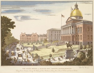 The State House on Beacon Hill. Boston, Massachusetts
