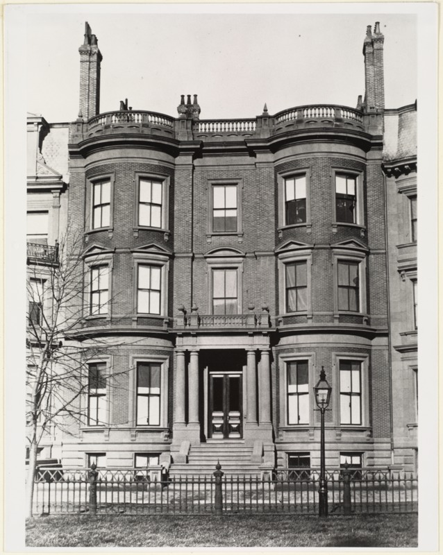 (No. 15 Commonwealth Ave:) Residence of W.D. Pickman. Built 1867, photo before 1899