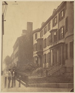 Beacon Hill Place, from Bowdoin St., 1855. Razed June, 1893