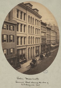 Boston, Massachusetts. Summer Street showing the store of C.F. Hovey & Co.