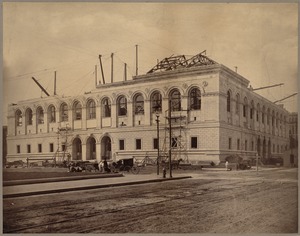 Untitled (completion of the roof construction of the BPL)