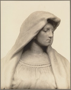 Boston Public Library. American Sculpture, science (det.), Bela Lyon Pratt, 1867-