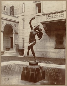 Bacchante (the sculpture in the fountain of the courtyard)
