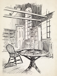 Reading room, West End Branch