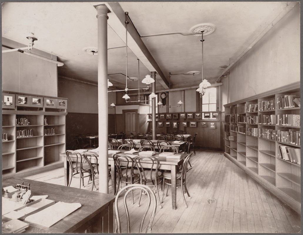 Boston Public Library. Warren Street Branch interior