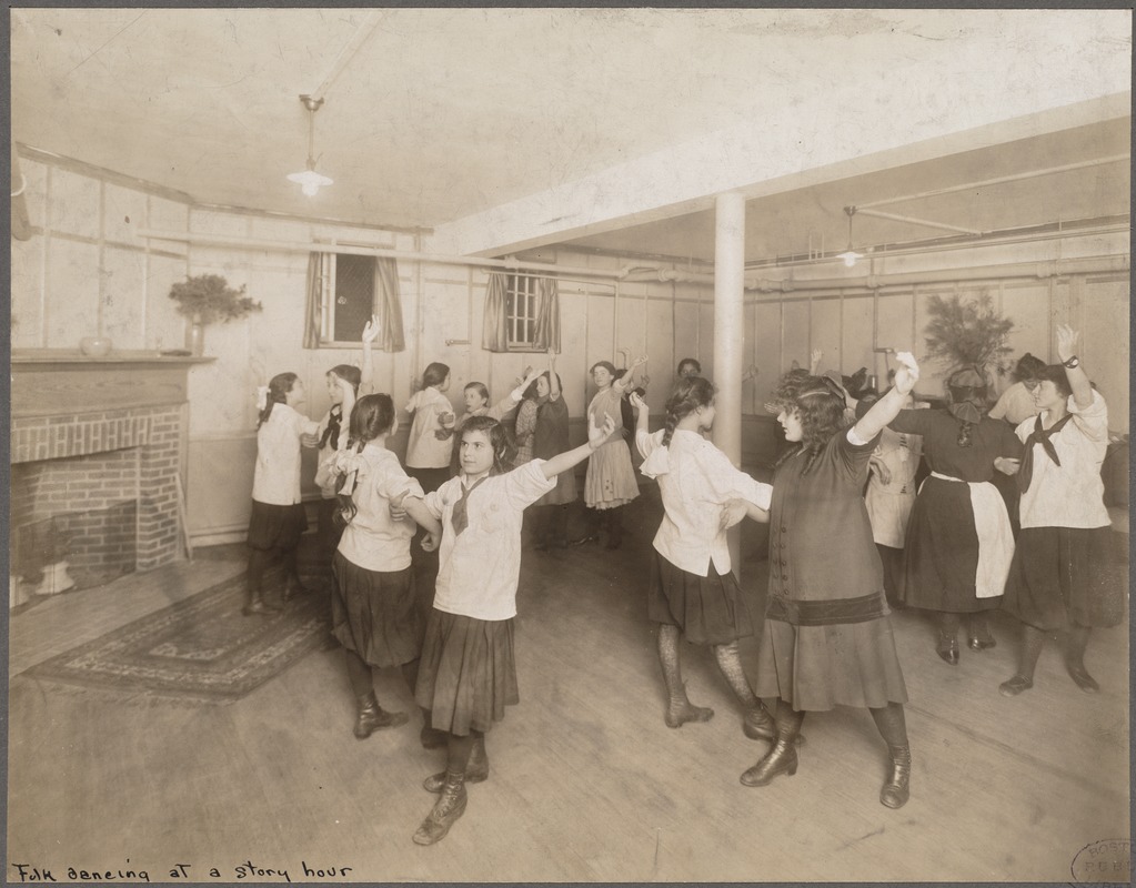 Boston Public Library: North End Branch club room