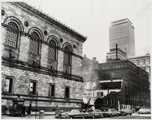 Demolition of Jacob Sleeper Hall: Boylston St.