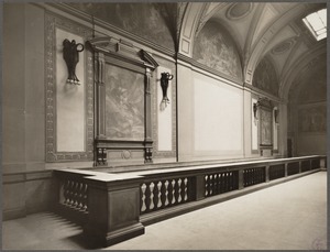 Boston Public Library. Sargent Hall. The church and the synagogue