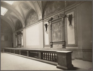 Boston Public Library. Sargent Hall. The church and the synagogue