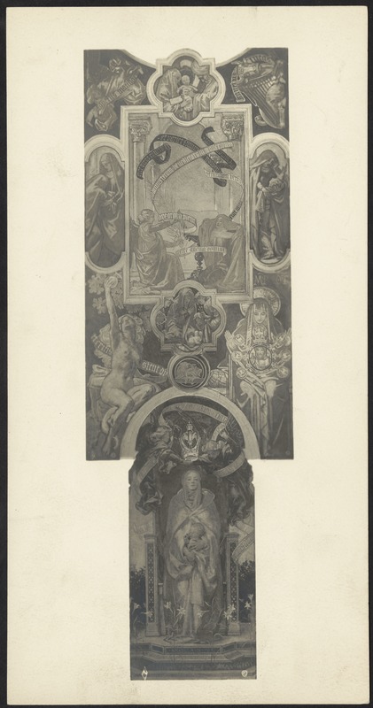 Illustrations of the Sargent murals