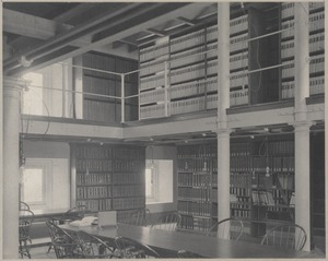 Boston Public Library. Statistical department (formerly patent room)