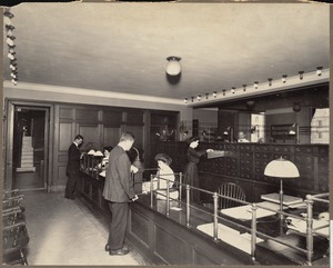 Boston Public Library, Copley Square. Registration department