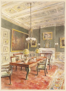 Trustees' room. Boston Public Library