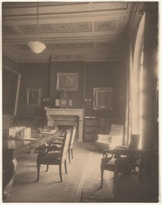 Interior view of the Trustees room (research library)