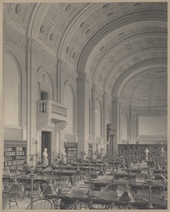 Boston Public Library. Bates Hall