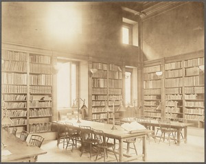 Boston Public Library, Copley Square. Teachers' Room, Adams Library