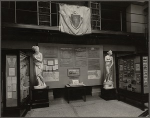 Boston Public Library, Copley Square. Fine arts exhibition room: 50th anniversary American Library Ass'n