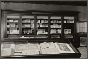 Boston Public Library. Copley Square. Fine arts exhibition room: 50th anniversary, American Library Ass'n