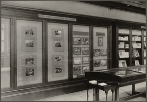 Boston Public Library. Copley Square. Fine arts exhibition room: 50th anniversary of American Library Association