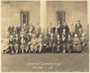 Quarter Century Club, November 17, 1926.