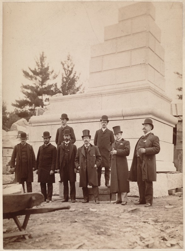 Boston Public Library, Copley Square. Laying of the corner-stone