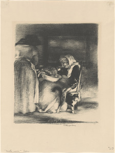 Title unrecorded (old woman holding a bowl)