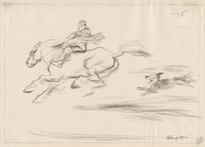 Design for "The galloping horse"