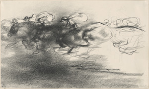 Impression of a horse race